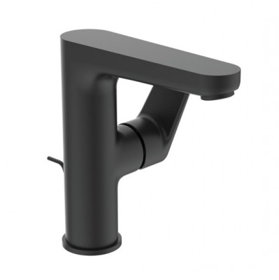 BATERIE LAVOAR H155 CERAFINE O SILK BLACK,CU PIPA INALTA SI VENTIL METALIC